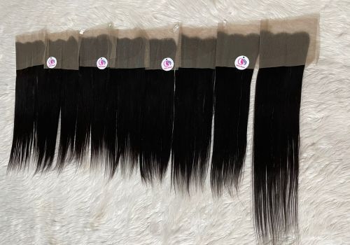 13x4 Bone straight hair natural