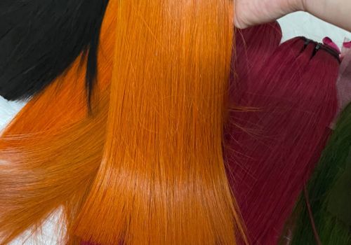 Bone straight super double drawn ombre color