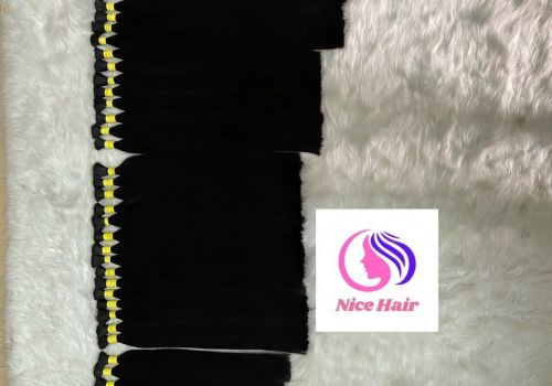 Bulk hair extension natural color