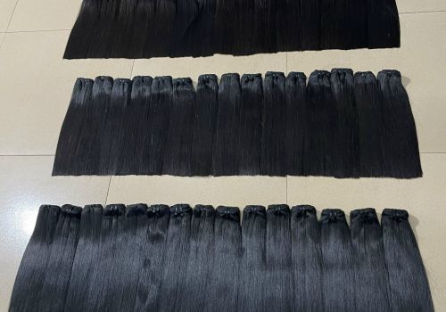 Bone straight natural color 100% human hair 
